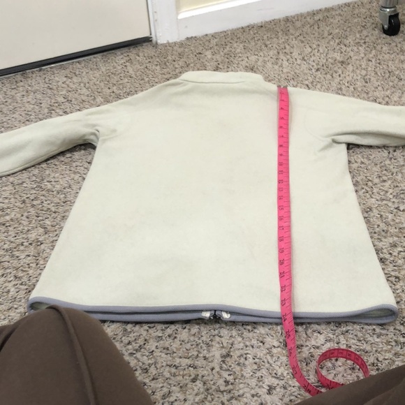 Patagonia Fleece Jacket Size Small Light Gray - Picture 8 of 9